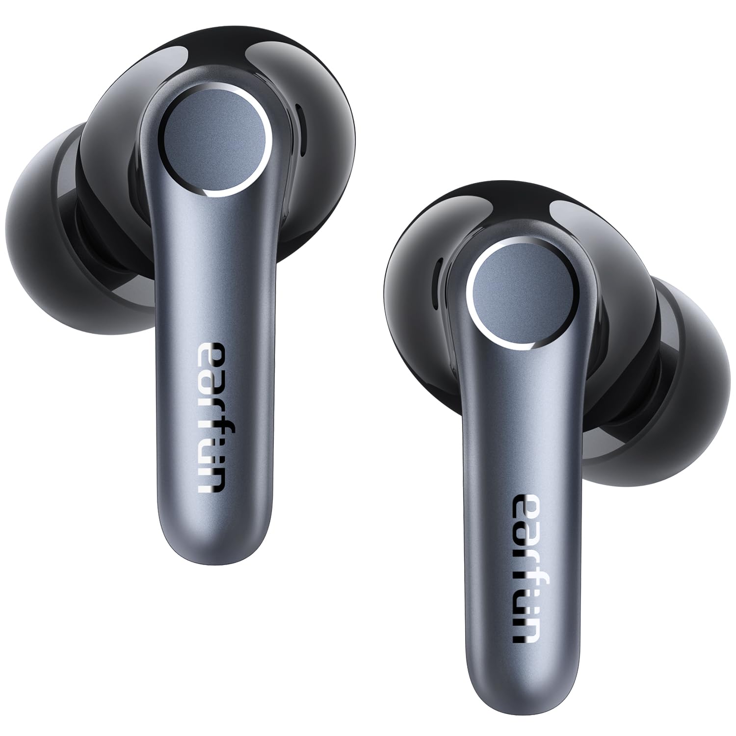 EarFun Air Pro 4 Hybrid Adaptive Noise Canceling Wireless Earbuds Bluetooth, 2024 VGP Award, Qualcomm Snapdragon Sound, aptX Lossless, 6 Mics AI Call, LDAC Hi-Res Audio, BT5.4, 52H