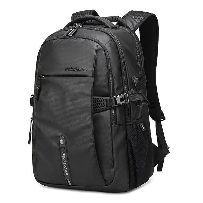 Arctic Hunter Backpack for Men Women 30L Office Casual 15.6-inch Laptop Bag Water-resistant Multi-pockets Sleek Smart College Backpack with USB Port YKK Zipper